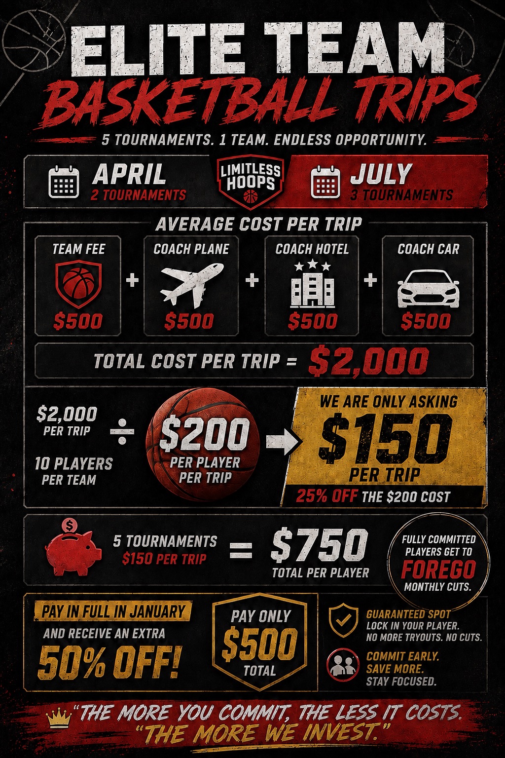 View our travel schedule
