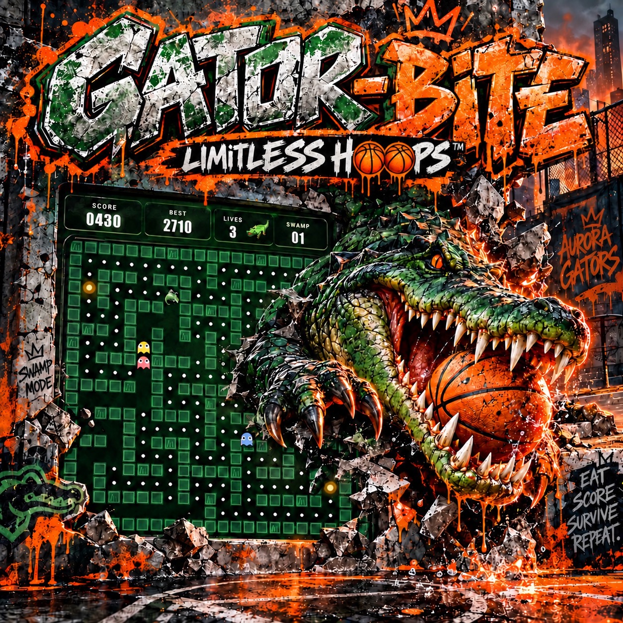 Play Gator-Bite for Aurora Gators