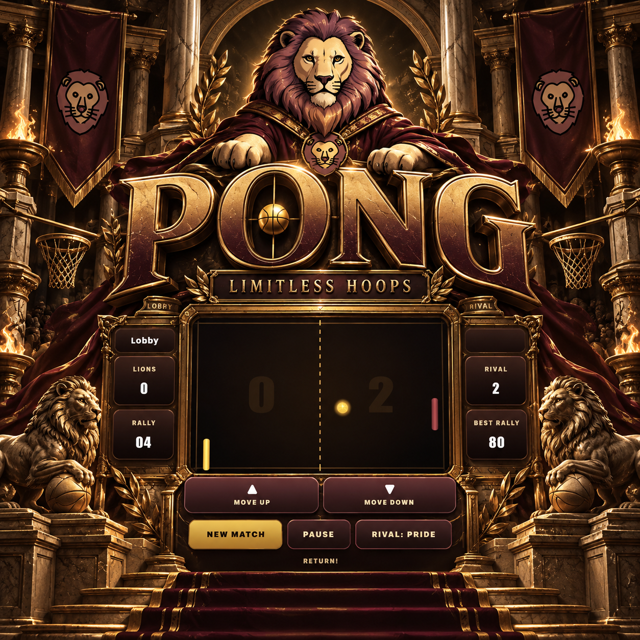 Play Pong for Denver Lions